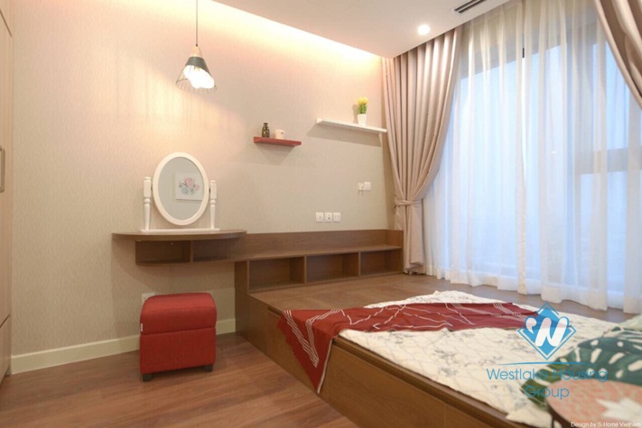 Two bedrooms apartment in high floor for rent in Thanh Xuan, Hanoi