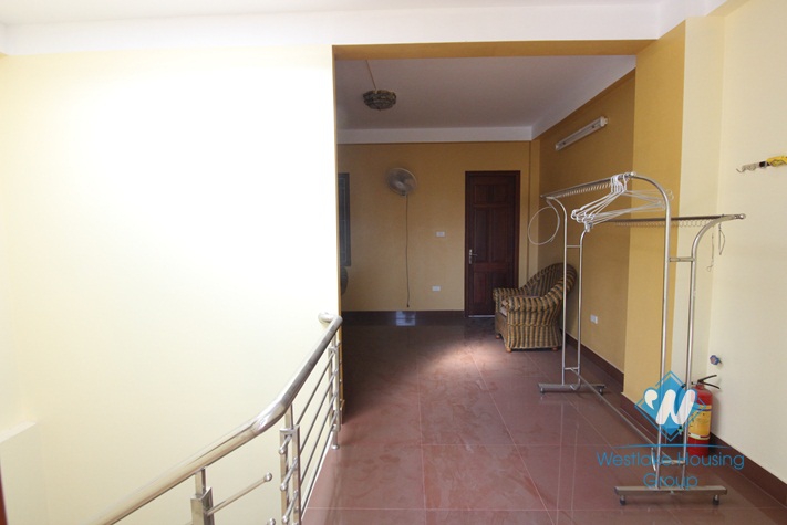 New four bedrooms house for rent in Au Co street, Tay Ho district, Ha Noi