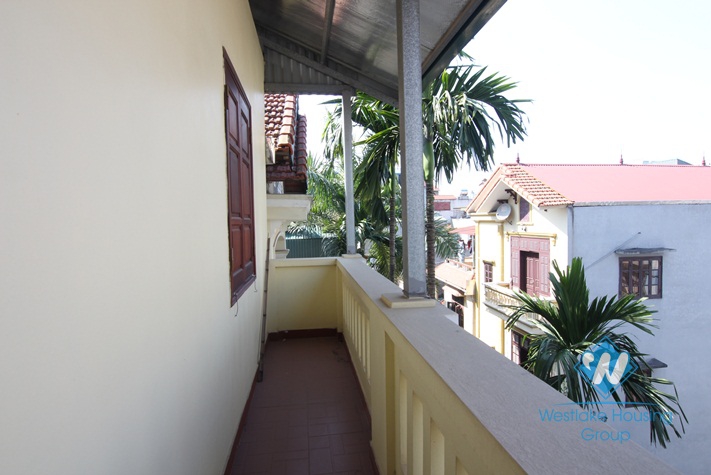 New four bedrooms house for rent in Au Co street, Tay Ho district, Ha Noi