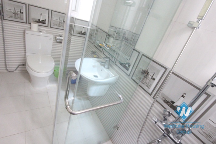 New four bedrooms house for rent in Au Co street, Tay Ho district, Ha Noi