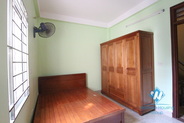 New four bedrooms house for rent in Au Co street, Tay Ho district, Ha Noi