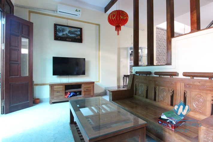 New four bedrooms house for rent in Au Co street, Tay Ho district, Ha Noi