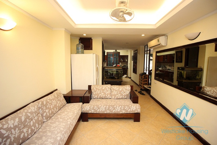 Lake side house with beautiful lake view for rent in Truc Bach, Ba Dinh, Hanoi