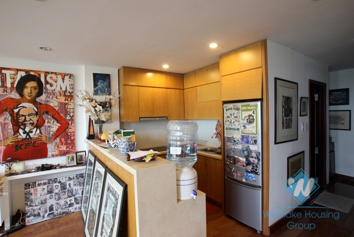 Modern 02 bedroom apartment for lease in Truc Bach area, Ba Dinh, Hanoi