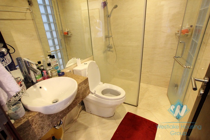 Modern 02 bedroom apartment for lease in Truc Bach area, Ba Dinh, Hanoi