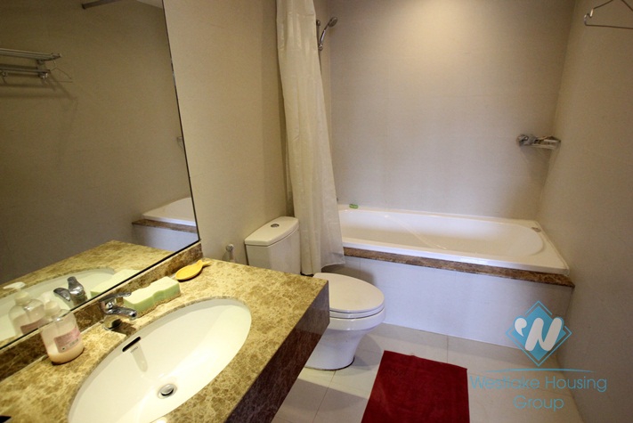 Modern 02 bedroom apartment for lease in Truc Bach area, Ba Dinh, Hanoi