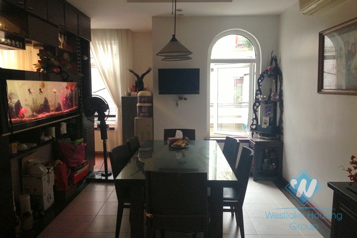 Beautiful house with glass window for lease in Truc Bach, Ba Dinh, Hanoi