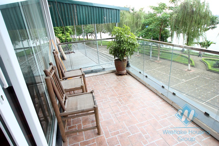 03 bedrooms apartment with lake view for rent in Westlake, Tay Ho, Hanoi