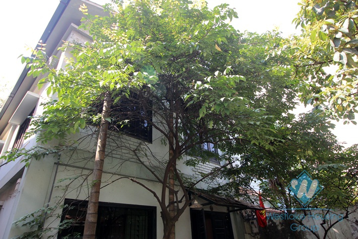 Elegant house with 3 bedroom, front yard and terrace for rent in Ba Dinh, Ha Noi $1150