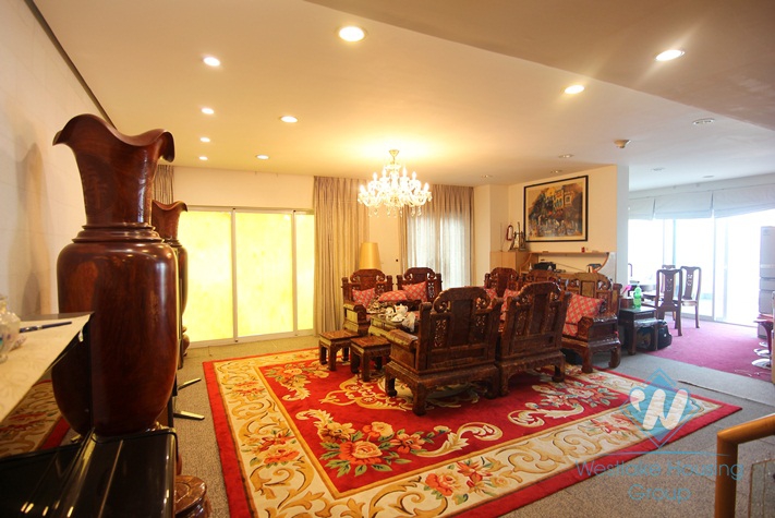 Duplex apartment with beautiful views of Westlake to rent in Golden Westlake, Tay Ho, Hanoi