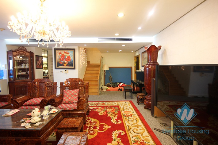 Duplex apartment with beautiful views of Westlake to rent in Golden Westlake, Tay Ho, Hanoi