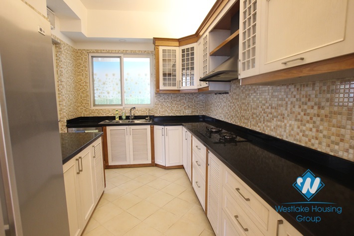 High quality 03 bedroom apartment for rent in Ciputra, Tay Ho district, Hanoi- fully furnished.