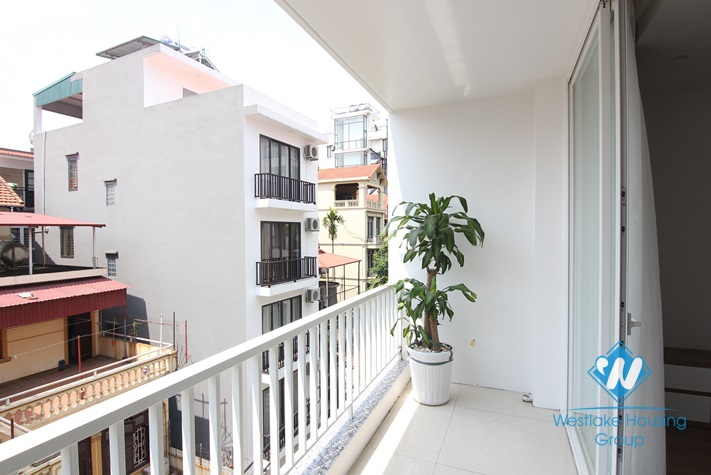 New and bright apartment with one bedroom for rent in Dang Thai Mai st, Tay Ho district 