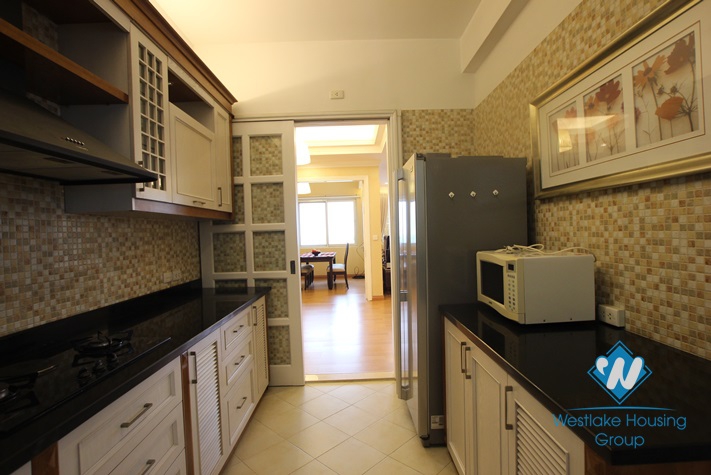 High quality 03 bedroom apartment for rent in Ciputra, Tay Ho district, Hanoi- fully furnished.