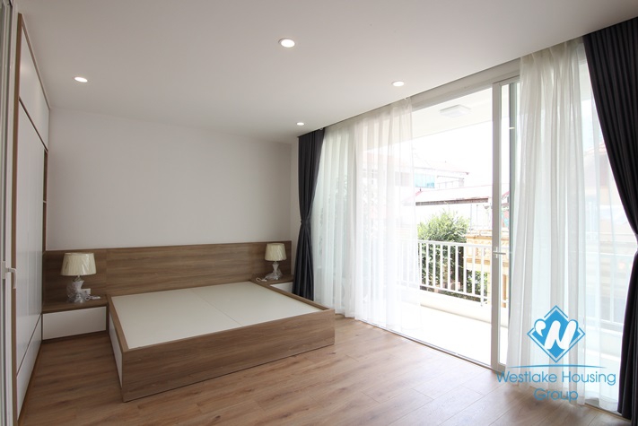 New and bright apartment with one bedroom for rent in Dang Thai Mai st, Tay Ho district 