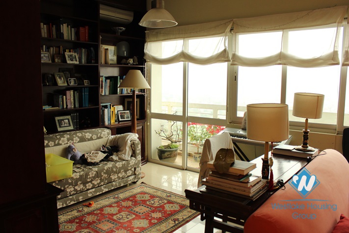 Furnished apartment available for lease in E tower, Ciputra, Hanoi