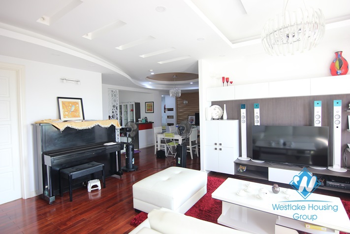 Lovely 04 bedrooms apartment for rent in Ciputra, Tay Ho, Hanoi.