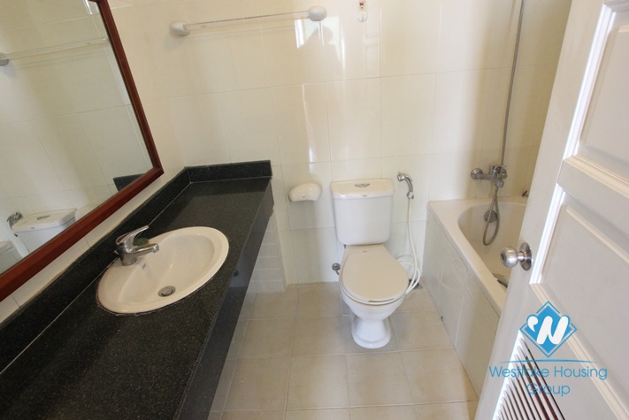 Large size apartment for rent in Ciputra, Tay Ho, Ha Noi - Unfurnished