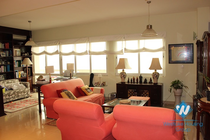 Furnished apartment available for lease in E tower, Ciputra, Hanoi