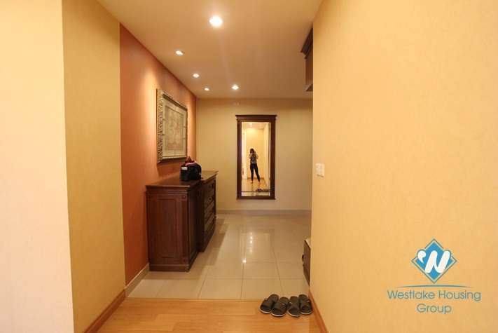 High quality 03 bedroom apartment for rent in Ciputra, Tay Ho district, Hanoi- fully furnished.