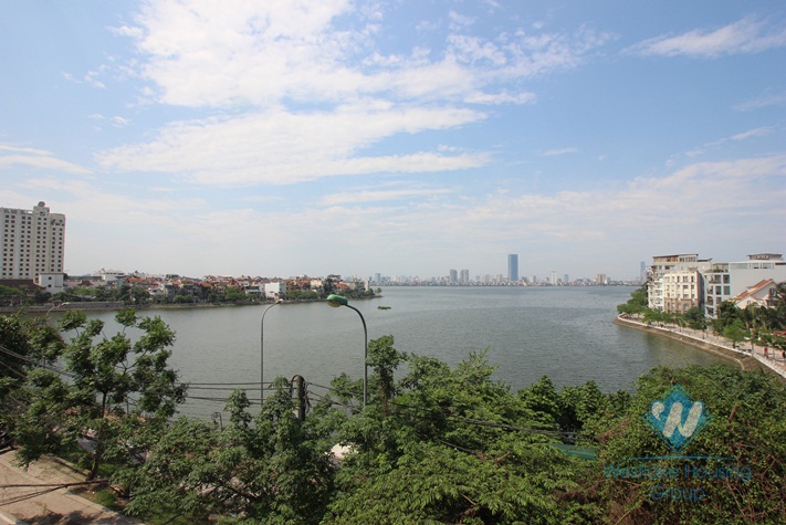  Spacious 4 bedroom apartment with lake view for rent in Tay Ho