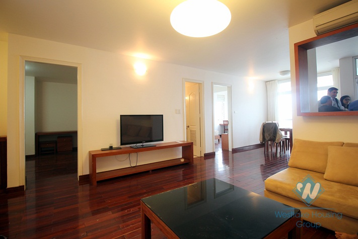 Cheap price furnished apartment with 3 bedrooms for rent in Westlake Tay Ho, Hanoi