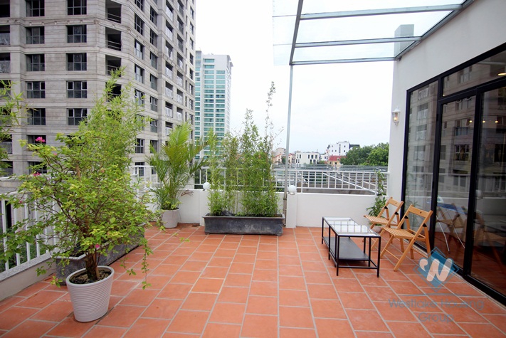 Tay Ho - brand new penthouse apartment rental with huge terrace