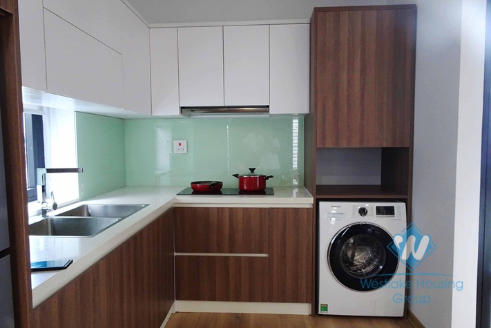 For rent in Ba Dinh, two bedrooms apartment .