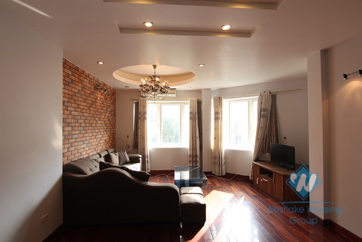 Nice and big one bedroom for rent in To Ngoc Van st, Tay Ho district 