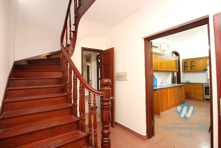Spacious house for rent in Dang Thai Mai alley, Tay Ho, Hanoi