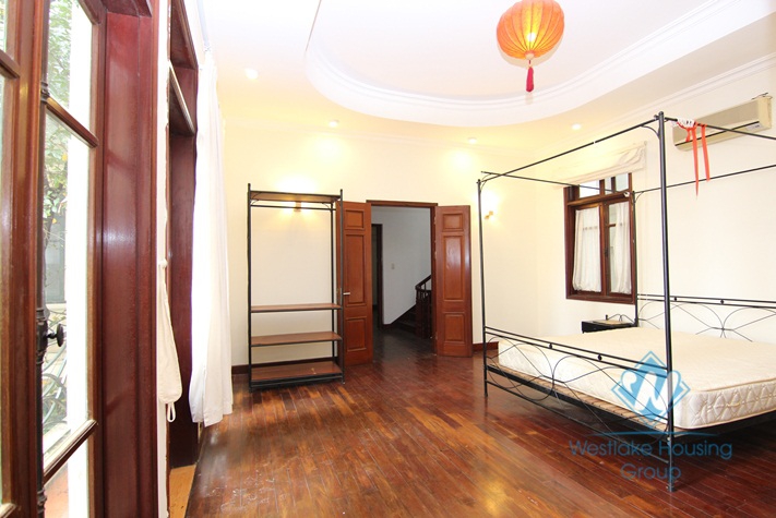 Spacious house for rent in Dang Thai Mai alley, Tay Ho, Hanoi