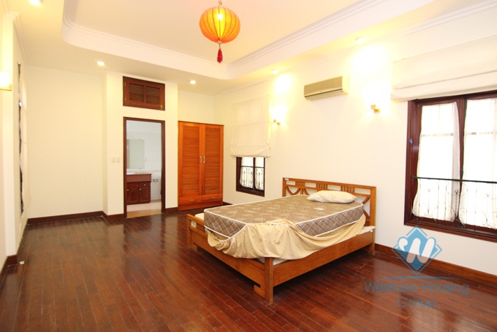 Spacious house for rent in Dang Thai Mai alley, Tay Ho, Hanoi