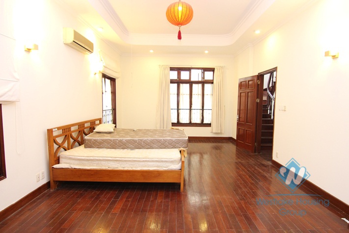 Spacious house for rent in Dang Thai Mai alley, Tay Ho, Hanoi