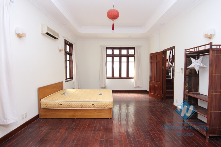 Spacious house for rent in Dang Thai Mai alley, Tay Ho, Hanoi