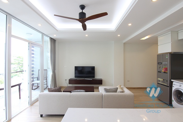 Lakeview and bright, 02 bedrooms apartment for rent in Tay Ho.