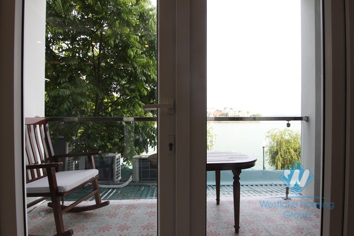 Lakeview and bright, 02 bedrooms apartment for rent in Tay Ho.