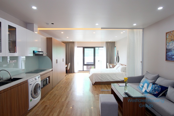 Available 40 sqm 1 bedroom apartment for rent in Tay Ho, Hanoi.
