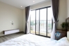 Apartment with long balcony along bedroom for rent in Tay Ho.