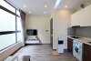 Apartment with long balcony along bedroom for rent in Tay Ho.