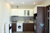 Apartment with long balcony along bedroom for rent in Tay Ho.