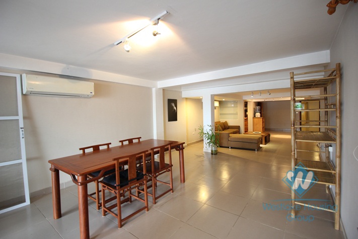 Lake side apartment for rent in Nghi Tam Village, cozy and spacious