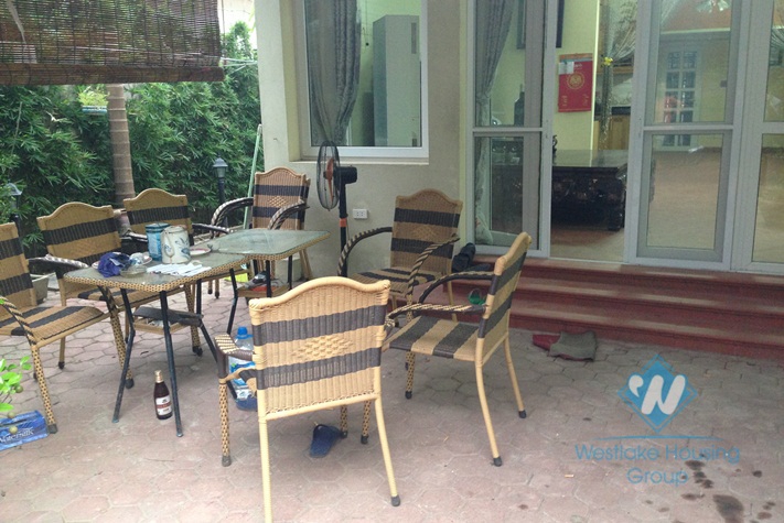 Garden house with 2 bedrooms for rent in Tay Ho, Hanoi