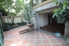 Beautiful villa for rent on Dang Thai Mai, Tay Ho with large ground terrace with greenary, 5 mins walk to Westlake