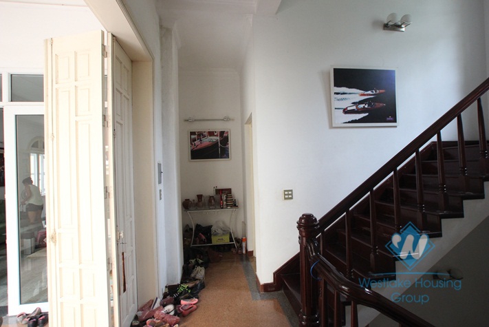 Big House with nice yard for rent in Dang Thai Mai st, Tay Ho, Ha Noi