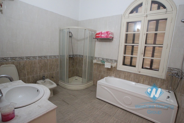 Big House with nice yard for rent in Dang Thai Mai st, Tay Ho, Ha Noi