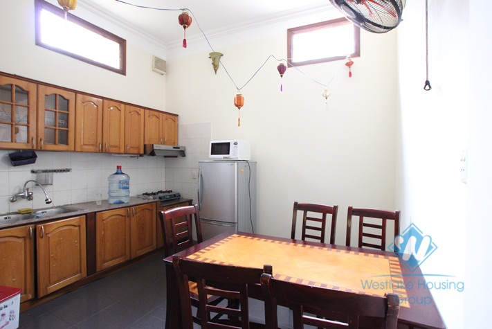Small house in a quiet lane available for rent in Tay Ho district, Hanoi.