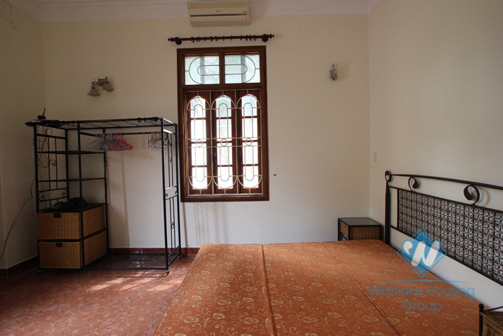 Small house in a quiet lane available for rent in Tay Ho district, Hanoi.