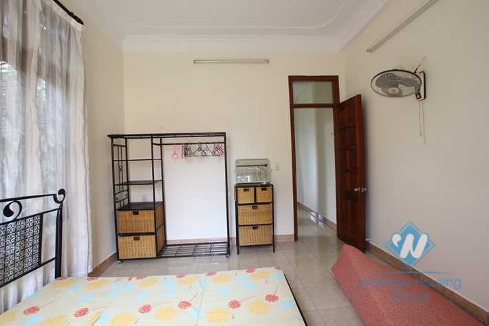 Small house in a quiet lane available for rent in Tay Ho district, Hanoi.