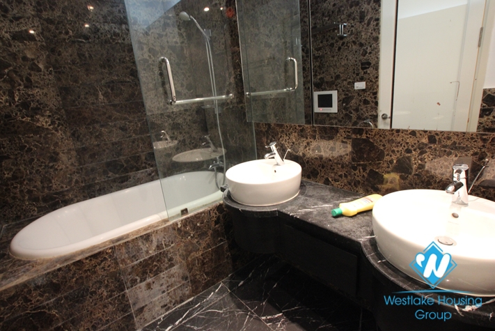 Cozy 02 bedrooms apartment with city view for rent in Golden Westlake, Hanoi