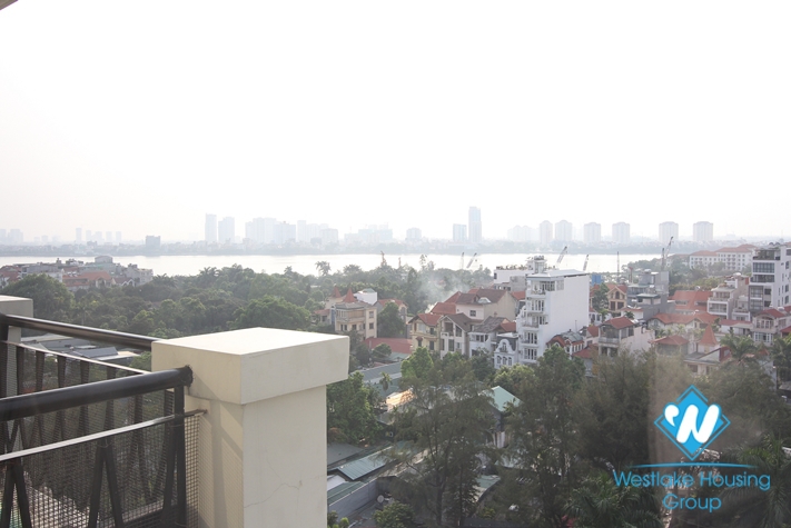 Luxury apartments with 4 bedrooms for rent in Elegant Suites, Tay Ho, Hanoi 